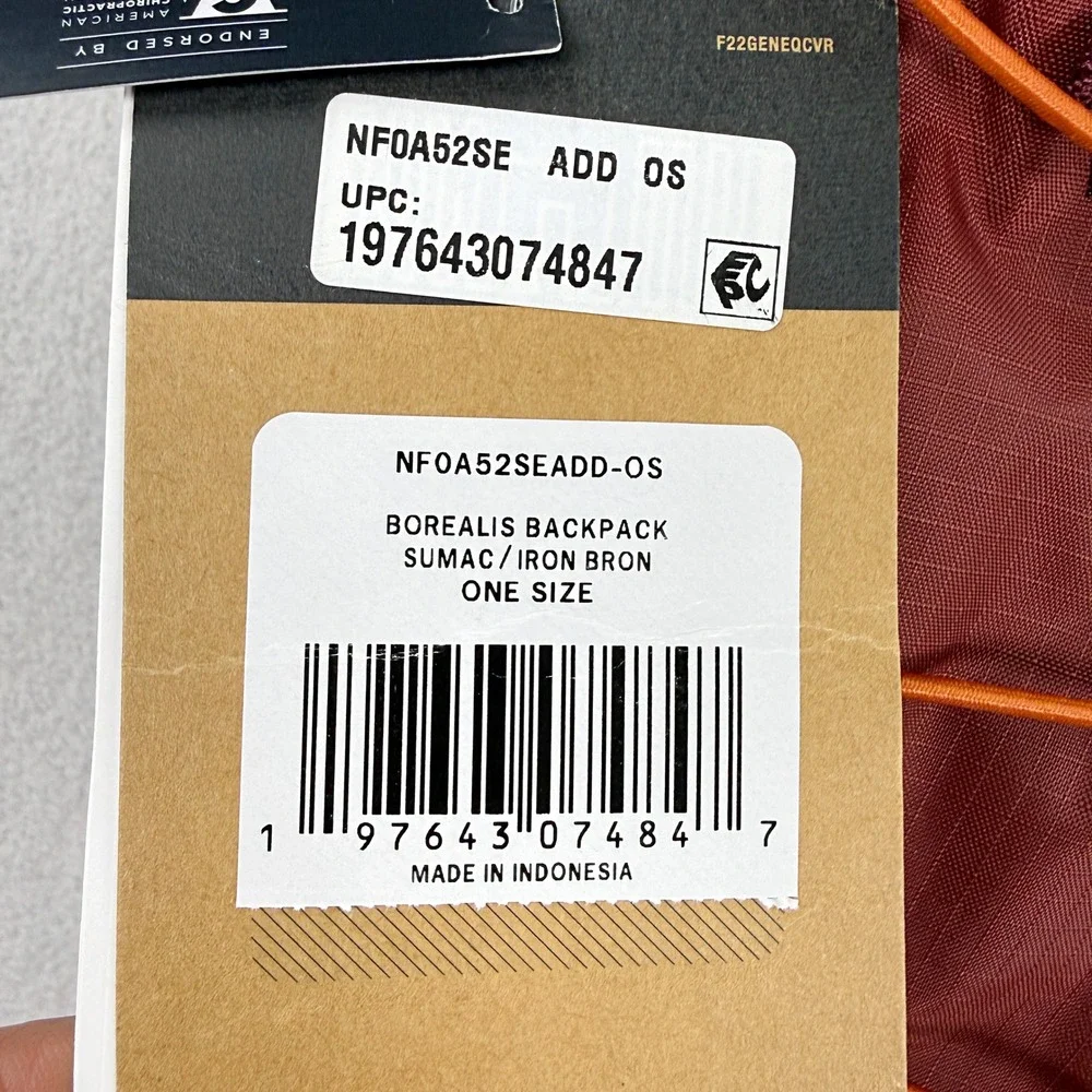 The North Face Borealis Backpack Sumac / Iron Brown 28L - NEW